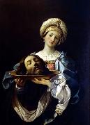 Guido Reni Salome with the Head of John the Baptist oil painting artist